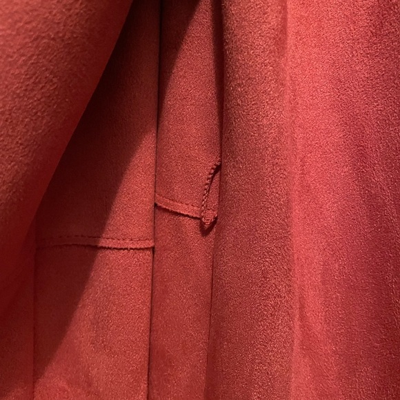 H&M beautiful pink suede jacket with matching belt 🩷 - Picture 6 of 6